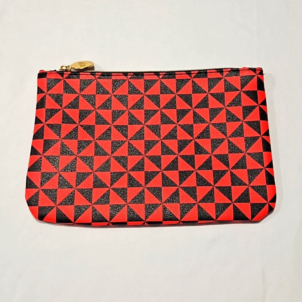 Red and Black Patterned Coin Purse